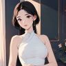 一只雪媚娘抖音达人头像