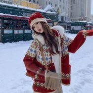 暖暖韩系毛衣抖音达人头像
