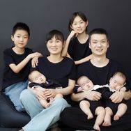 小魏的憨妮（有五娃）抖音达人头像
