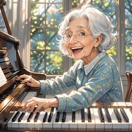 巴兔钢琴抖音达人头像