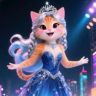橘猫舞蹈秀抖音达人头像