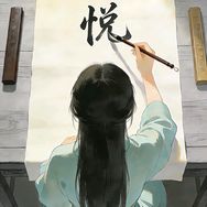 安悦手写抖音达人头像