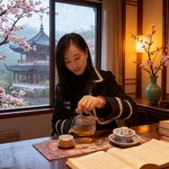 汐晞茶瓷抖音达人头像