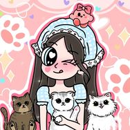小花猫潮玩抖音达人头像