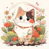 越越家猫咪小院抖音达人头像