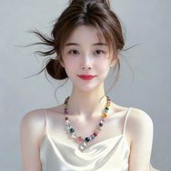 十一串水晶抖音达人头像