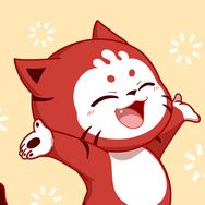 八喜猫抖音达人头像