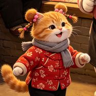 橘猫小花儿的童年生活抖音达人头像