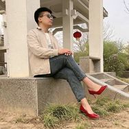 吉拾予加肥加宽大码女鞋抖音达人头像