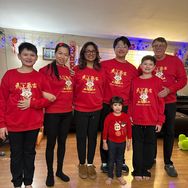 混血双胞胎四兄妹抖音达人头像