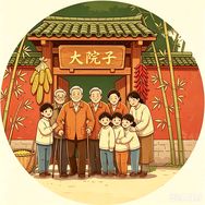 大院子抖音达人头像