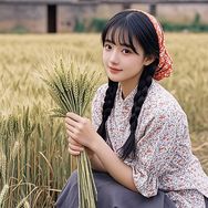 村姑抖音达人头像