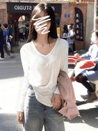 160的桃子(慵懒风穿搭)抖音达人头像