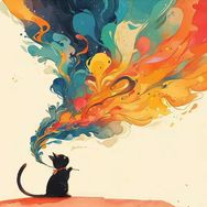 一只猫抖音达人头像