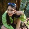 户外女明星抖音达人头像