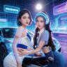极速双子抖音达人头像