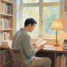 大李书房一盏灯抖音达人头像