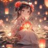 月满花灯集市抖音达人头像