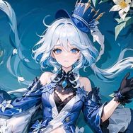 芙宁娜科普抖音达人头像