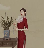 苏鑫旗袍【招主播】抖音达人头像