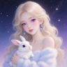 喵雪白抖音达人头像