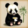 开心熊猫抖音达人头像