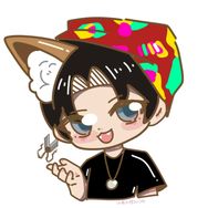 戴红帽的小土狗抖音达人头像
