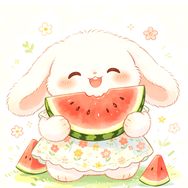 瓜小兔抖音达人头像