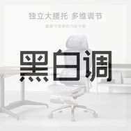 黑白调高端人体工学椅直播间抖音号头像