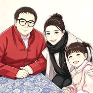 沛瑶一家人抖音达人头像