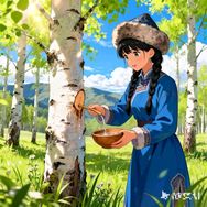 白桦树林飒杞化妆品有限公司抖音达人头像