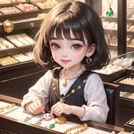 九零中古首饰抖音达人头像
