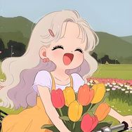 谷叶抖音达人头像
