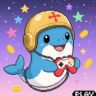 摸鱼海豚君抖音达人头像