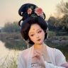 晶晶古风妆造抖音达人头像