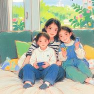 小团子妈妈抖音达人头像