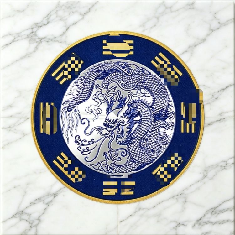 【3块88发5张】正品青龙图贴纸家居装饰贴创意墙贴直径8厘米商品图