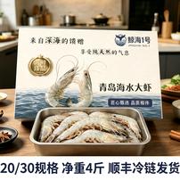 【特大号20/30】净重4斤 海虾单只15-18cm 45-55只顺丰特快 商品图