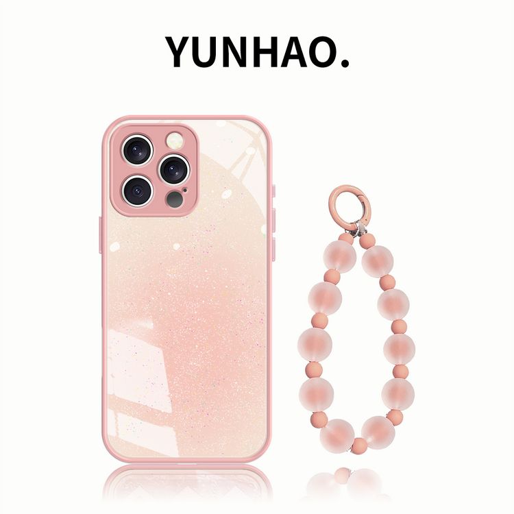 渐变粉适用苹果手机壳适用华为适用小米适用vivo适用oppo金属漆商品图
