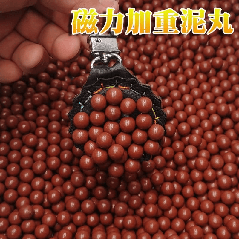 加重磁力弹弓泥丸8mm安全泥丸9mm子弹珠子10mm11mm12白色泥球弹丸商品图