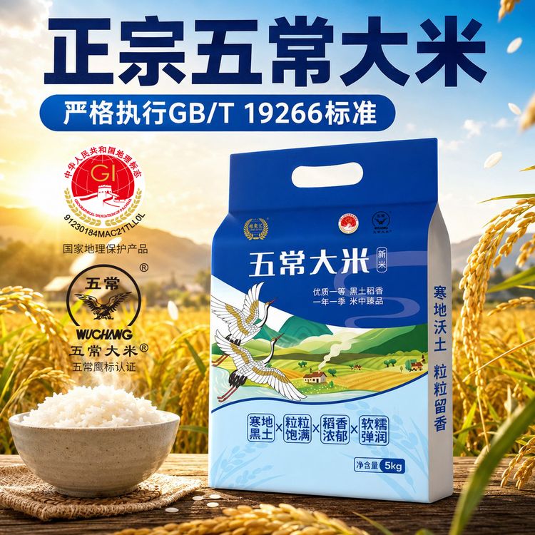 【到手10斤】五常大米东北大米一年一季颗粒分明煮饭软糯香甜商品图