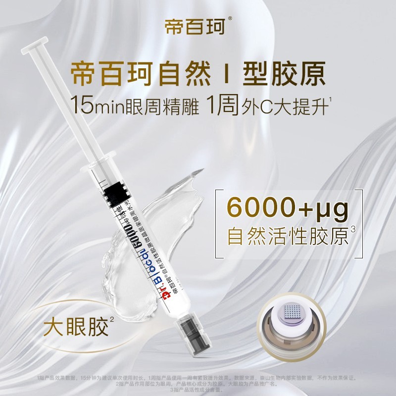 Dr.Biocol/帝百珂自然活性胶原眼部眼周水光原液精华商品图