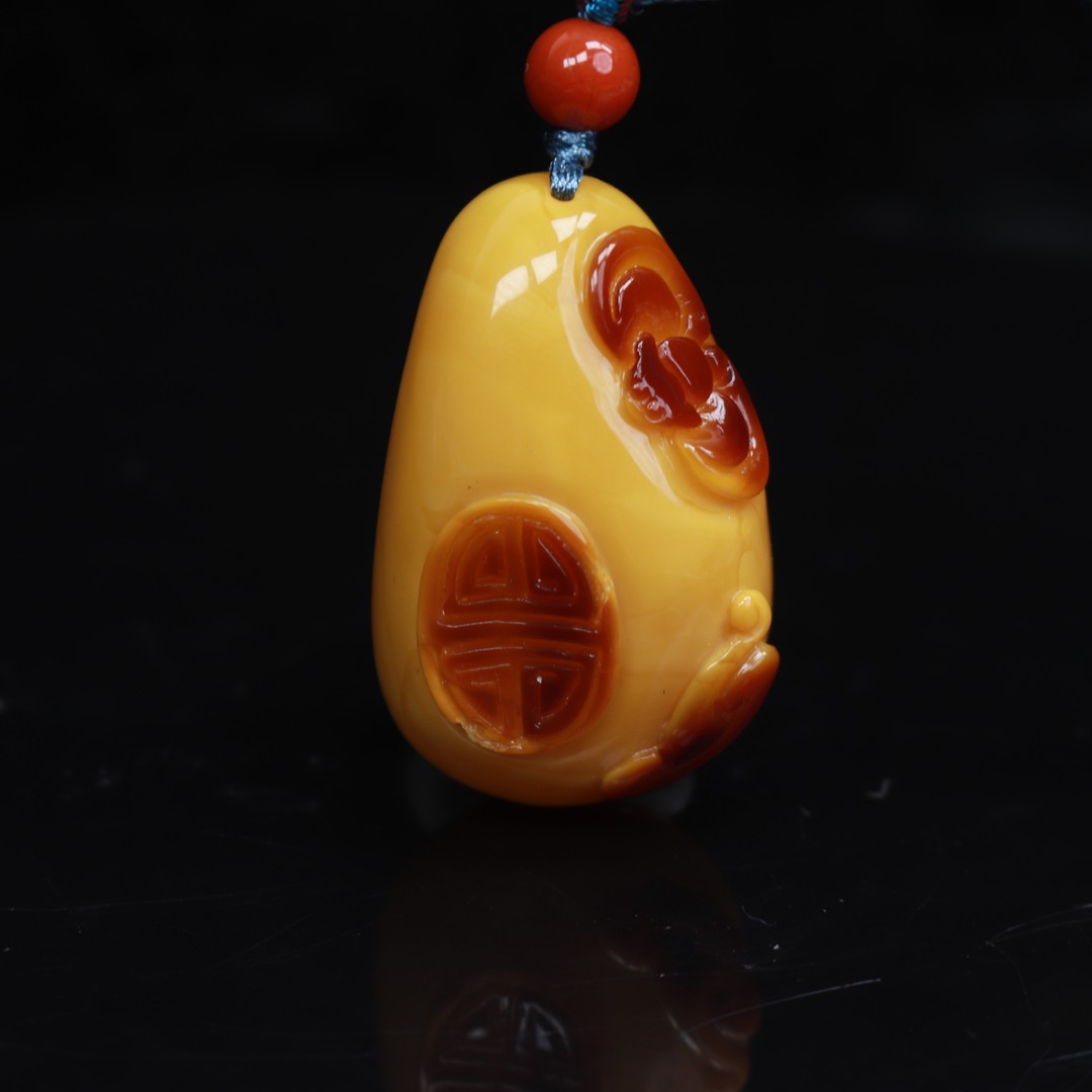SH-A1524 蜜蜡福禄寿吊坠 约13g商品图