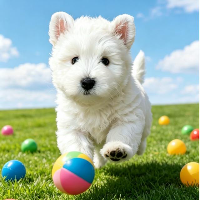 斯凯堡萌宠幼犬宠物活体狗狗西高地犬专拍成交链接商品图
