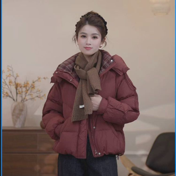 宠粉福利 小个子女加厚连帽羽绒服 帽子可拆卸 休闲百搭时尚 现货商品图