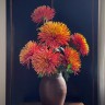 A级稀有萨弗拉红烟花菊花重瓣橙色插花束菊花鲜花鲜切花10支/1扎商品图