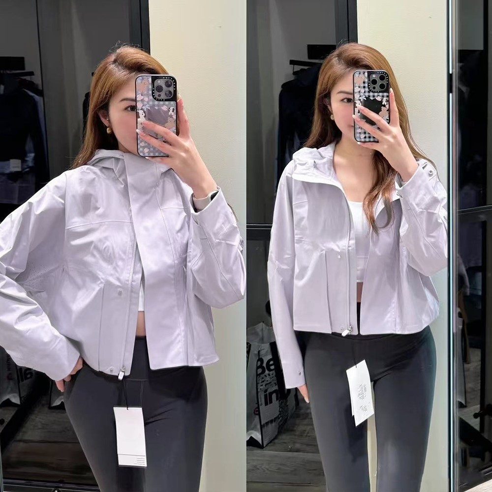 【QICIFIER】香芋紫 软壳 小雨衣拒水百搭瑜伽服外套 5069商品图