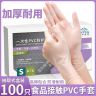 英科一次性PVC防护手套食品接触防水防油耐拉伸餐饮烘焙抽取式商品图