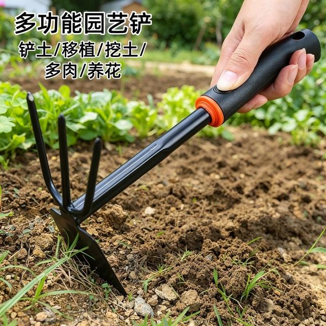 园艺工具种花菜养花家用盆栽小铲子户外铲土耙子锄头除草赶海神器商品图