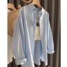 【三个衣长】【现货】新款慵懒防晒衬衫女长袖百搭外套春夏新款女装商品图